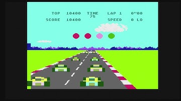 The evolution of Pole Position from 2600 to 5200 to 7800 played on MiSTer FPGA