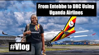 From Entebbe to DRC using Uganda Airlines ✈️ 🇺🇬