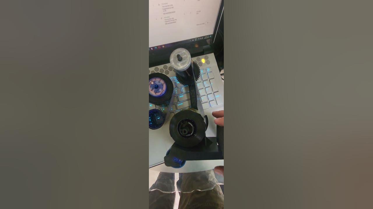 Como cambiar cinta ribbons YMCKT parte 535000003 a impresora de