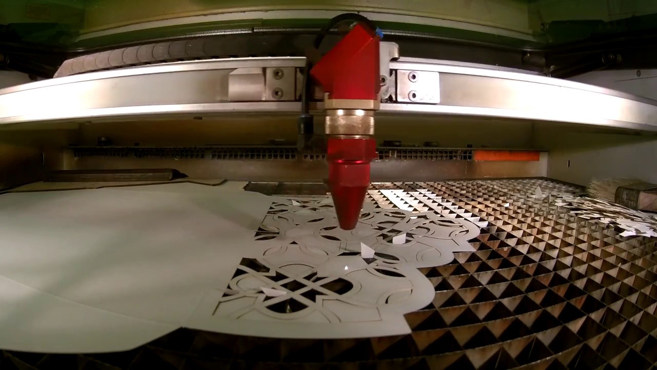 Trotec Speedy 300 Laser Cutting Machine #1 - YouTube