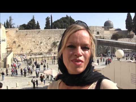 Video: Klagemuren i Jerusalem. Israel, Klagemuren