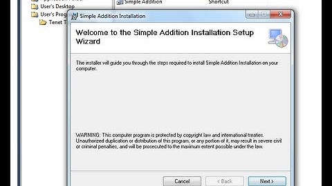 Tenet Technetronics: Make a setup file in Visual Studio 2010