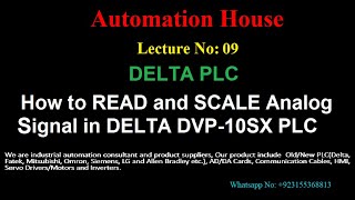 Analog input (0~10VDC) Read and SCALE in DELTA PLC#Analog_to_digital_Converter #SCALING_COMMAND screenshot 4