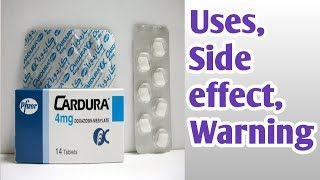 Cardura (doxazosin) uses side effect and warning full review