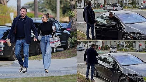 Ben Affleck Goes Viral For Slamming Car Door Behind Jennifer Lopez While Out For Coffee Date In LA