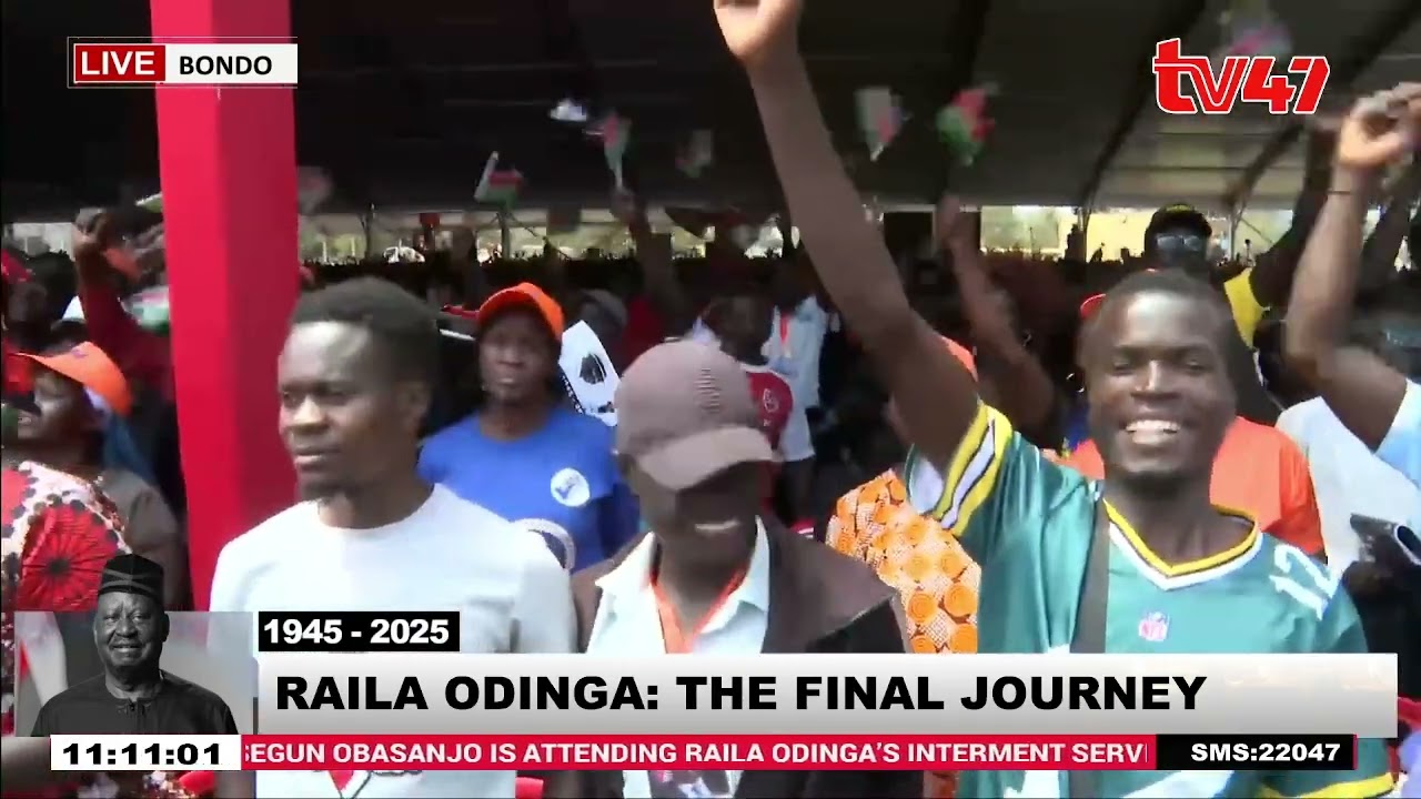 ‘Jowi! Jowi!’ Ajigi leads a powerful Luo dirge during Raila Odinga’s state funeral service