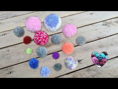 Faire des pompons de plusieurs façons