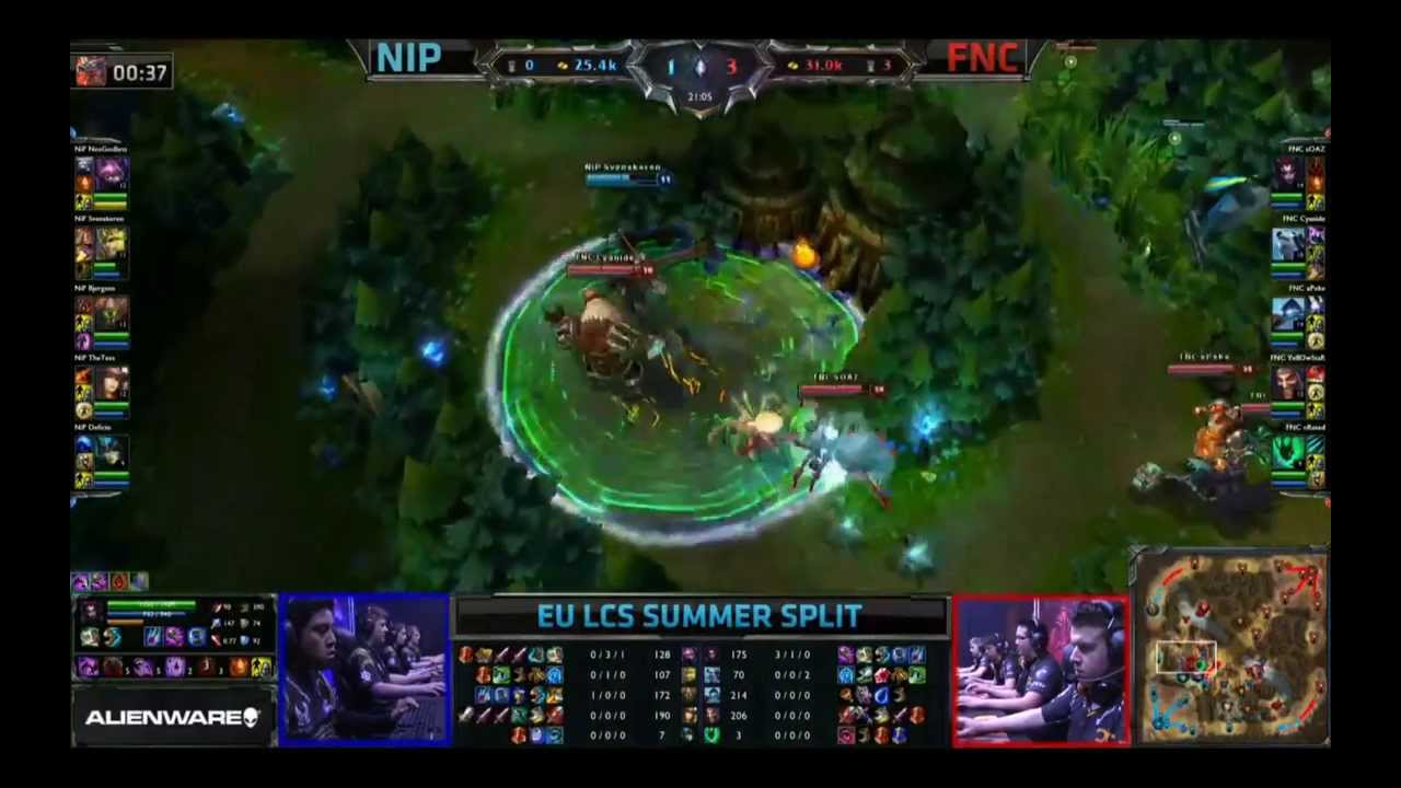 EU LCS: Summer Split: NiP Svenskeren fail flash!