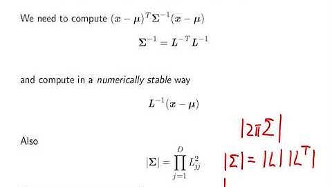 05 Multivariate Normals, pt  2/3 Working with Gaussians