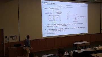 2018 Penn State Bioinorganic Workshop Lecture 02 Introduction to EPR Spectroscopy Art van der Est