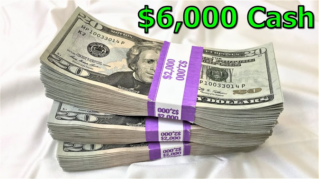 Millionaire Displays $900,000 Cash in Duffel Bag, ASMR in 4K