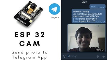 How to send photo to Telegram App through ESP-32 Cam!!