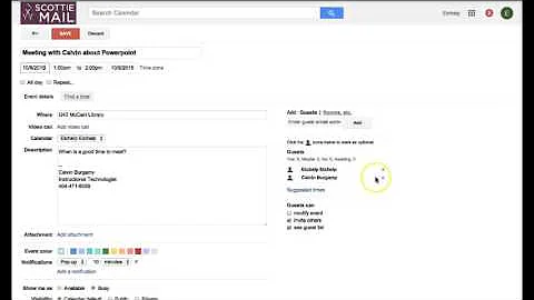Create Calendar Event from Gmail