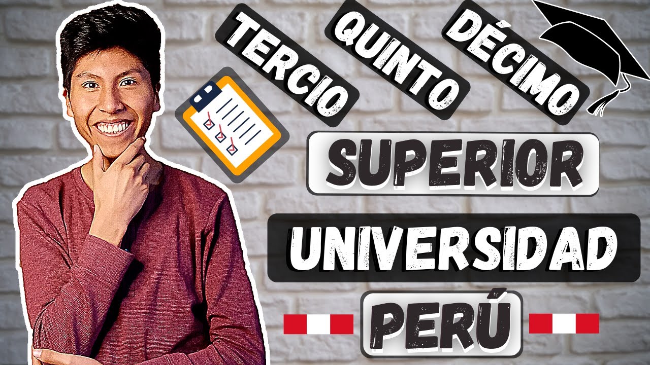 TERCIO, QUINTO y Décimo SUPERIOR en la Universidad ¿De qué trata