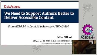 [FOSDEM 2026] We Need to Support Authors Better to Deliver Accessible Content