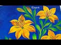 STRESS BUSTER VIDEO, watch me paint beautiful flowers with vibrant colours and soothing strokes 👌💯🌈🫶