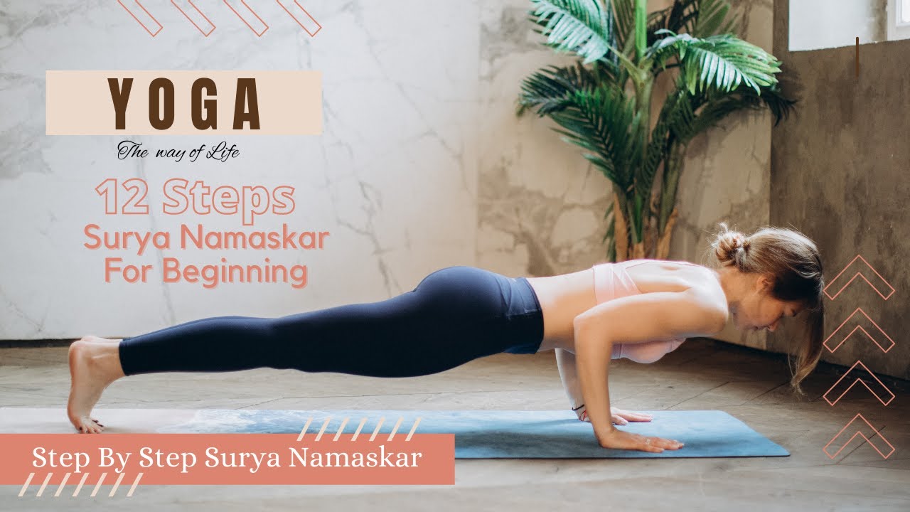 12 Steps Surya Namaskara - Yoga Surya Namaskara Step by Step Practice -  YouTube