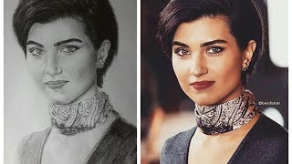 توبا بيوكوستون رسم Drawing by Tuba Buyukustun