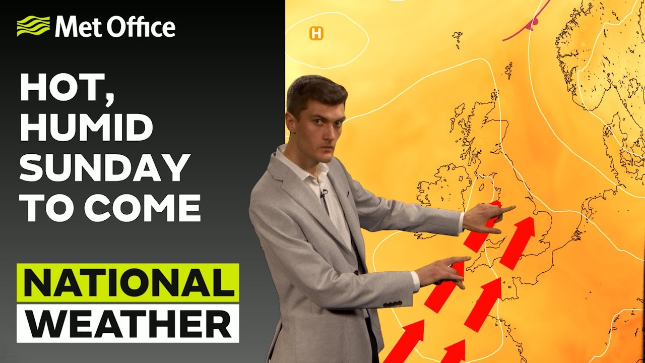 10/06/23 Hot, Humid Sunday To Come Evening Weather Forecast UK