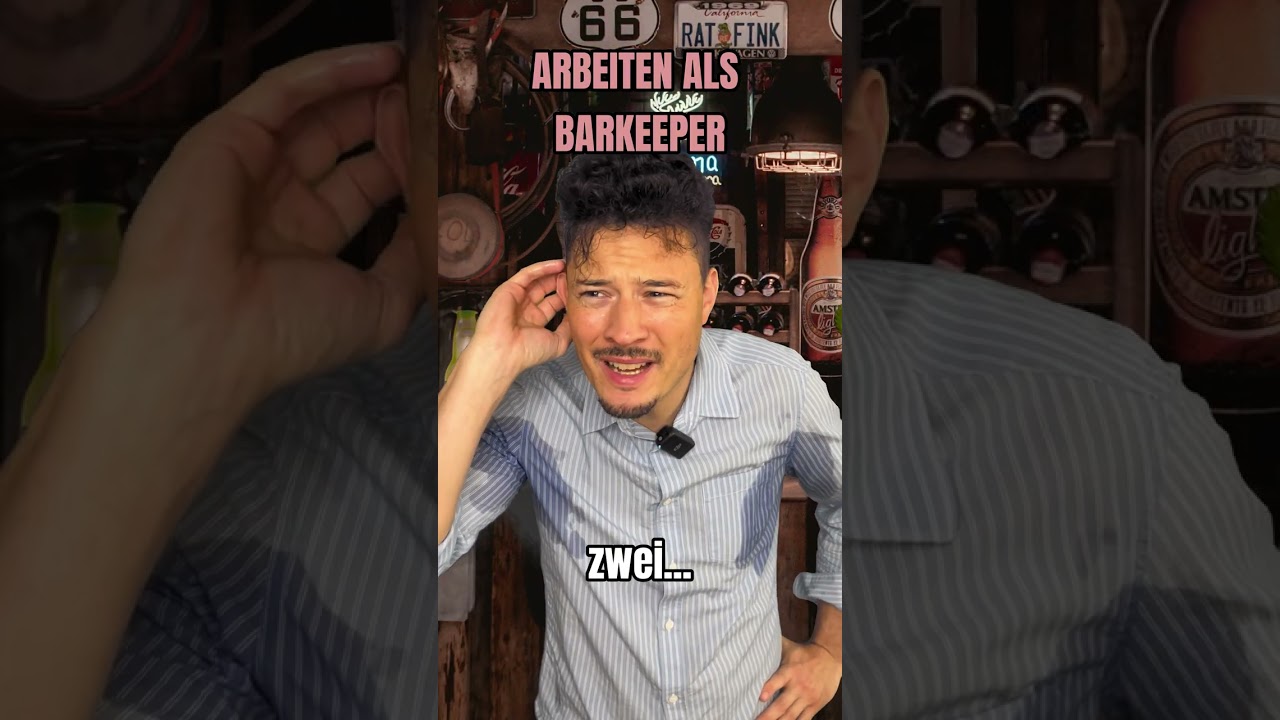 Arbeiten als Barkeeper  - Erwartung VS. Realität