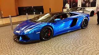 خوش رنگ ترین لامبورگینی در امارات مال❤️🇦🇪The most colorful Lamborghini in the Mall of the Emirates