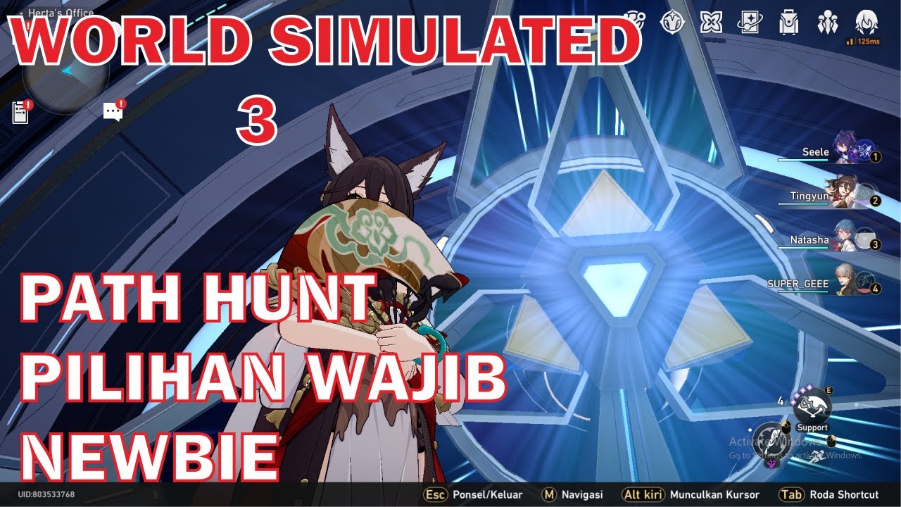 Path Hunt PATH HUNT PILIHAN TERBAIK NEWBIE YANG KURANG DAMAGE || HONKAI STARRAIL ...