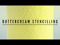 HOW TO ADD A STENCIL TO A BUTTERCREAM CAKE │ CAKE DECORATING │ CAKES BY MK