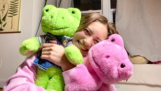 Unboxing Build a Bear NEW PINK SPRING FROG!