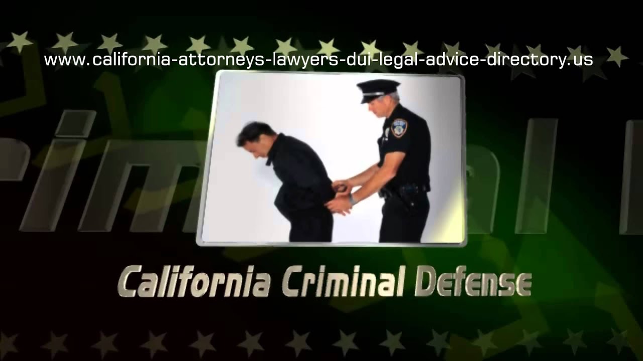 California Criminal Defense Lawyers YouTube