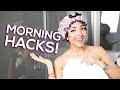 HOW TO HAVE A BETTER MORNING + Life Hacks To Get Ready FAST! | Amelia Liana