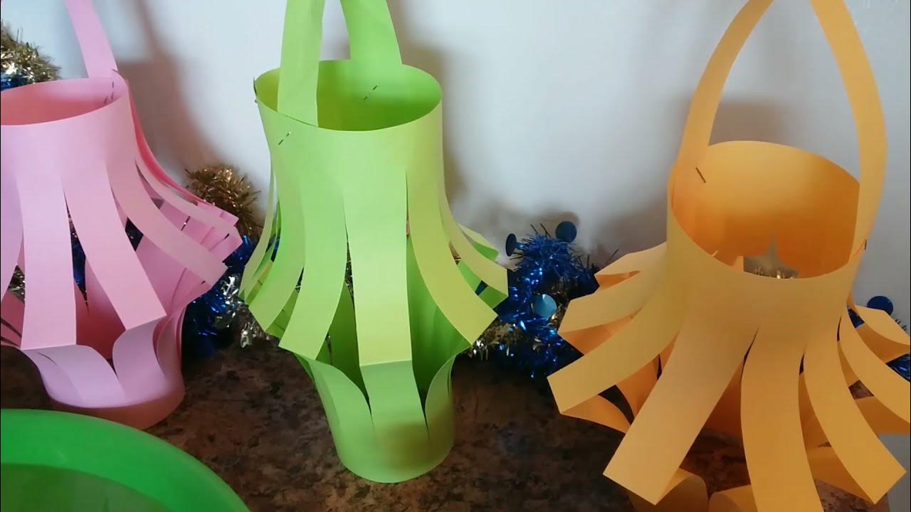 How to make Ramadan paper lanterns YouTube