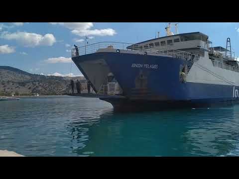 Astakos - Ionian Greece Ferry Arrival and Quay