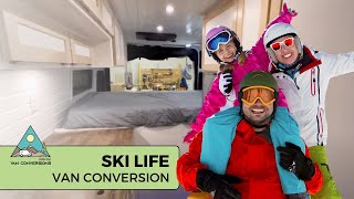 ⛷️ Explore the Ultimate ProMaster 3500 Extended High-Top Ski Van Conversion Tour