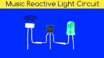 How to make Music reactive led strip with 2N2222 transistor|easily make music reactive led light....