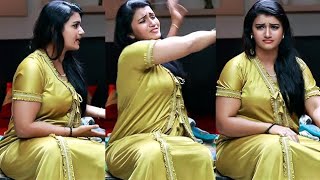 Sridevi Ashok Hot Vertical Edit Glam Edit Sridevi Ashok Navel Show In Tight Dress