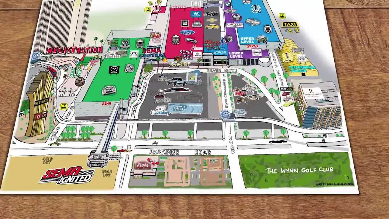 2015 SEMA Show Highlights Map YouTube