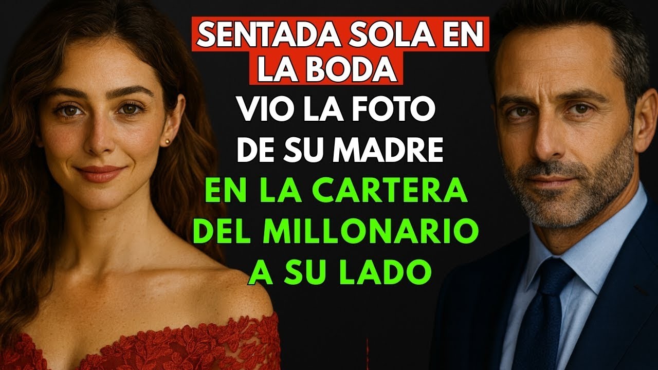 Sentada Sola En La Boda, Vio La Foto De Su Madre En La Cartera Del Millonario A Su Lado