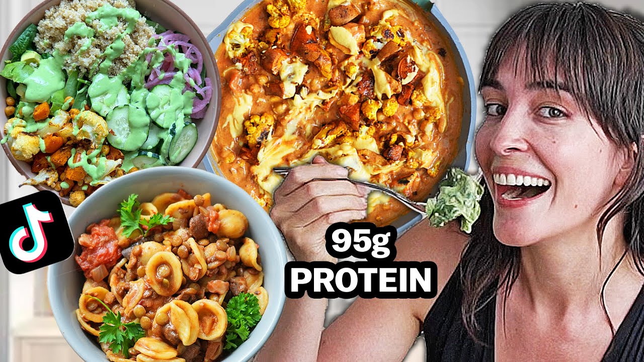 I Tried TikTok's Viral High-Protein Vegan Meals |  Pt.2