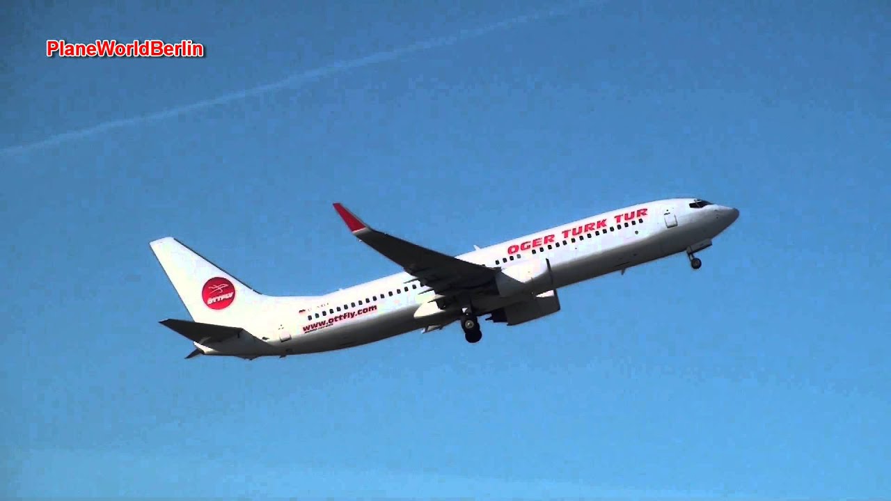 Oger Turk Tur Xl Airways Boeing 737 800 Takeoff Dusseldorf Youtube
