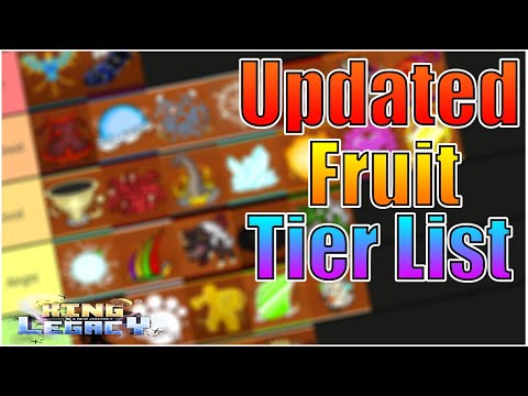 King Legacy (King Piece) (Update) Fruit Tier List - Ranking All