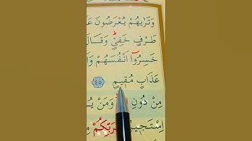 سورة الشورى الأية 45 إلى 46 بصوت سعد الغامدي