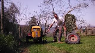 Trattorino- motocoltivatore Mab Ghiro,motore Lombardini 3LD 510 Diesel, 14 hp, preparazione fresa