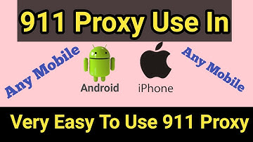 How to use 911 s5 proxy on android & iphone || Use 911 socks on any phone