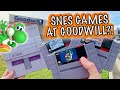 LIVE GAME HUNTING A SUPER NINTENDO @ GOODWILL!  || $10 Dollar Game Collection (Episode 7)