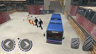🚓Translado de Prisioneros a la Carcel en Autobús🚎 - Offroad US Police - Juego Android screenshot 2
