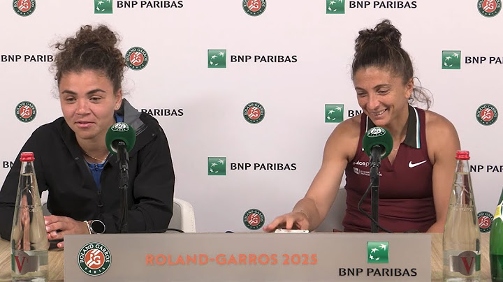 Roland-Garros 2025 - Sara Errani and Jasmine Paolini in final : "The people love doubles !"