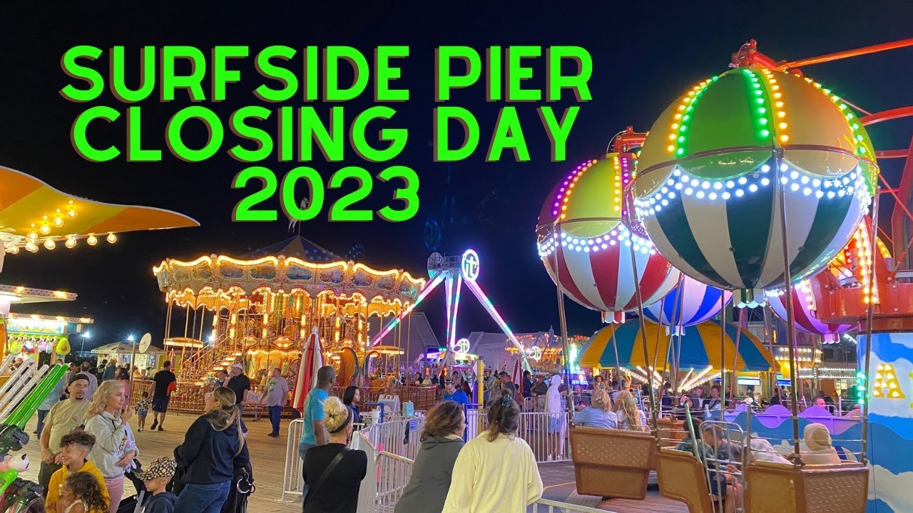 Morey's Surfside Pier Closing Day - 4K - YouTube