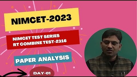 #NIMCET-2023-24 /#CUET-PGQP26/RT Combine Test -16/PAPER ANALYSIS//Run Tutorials/Varanasi