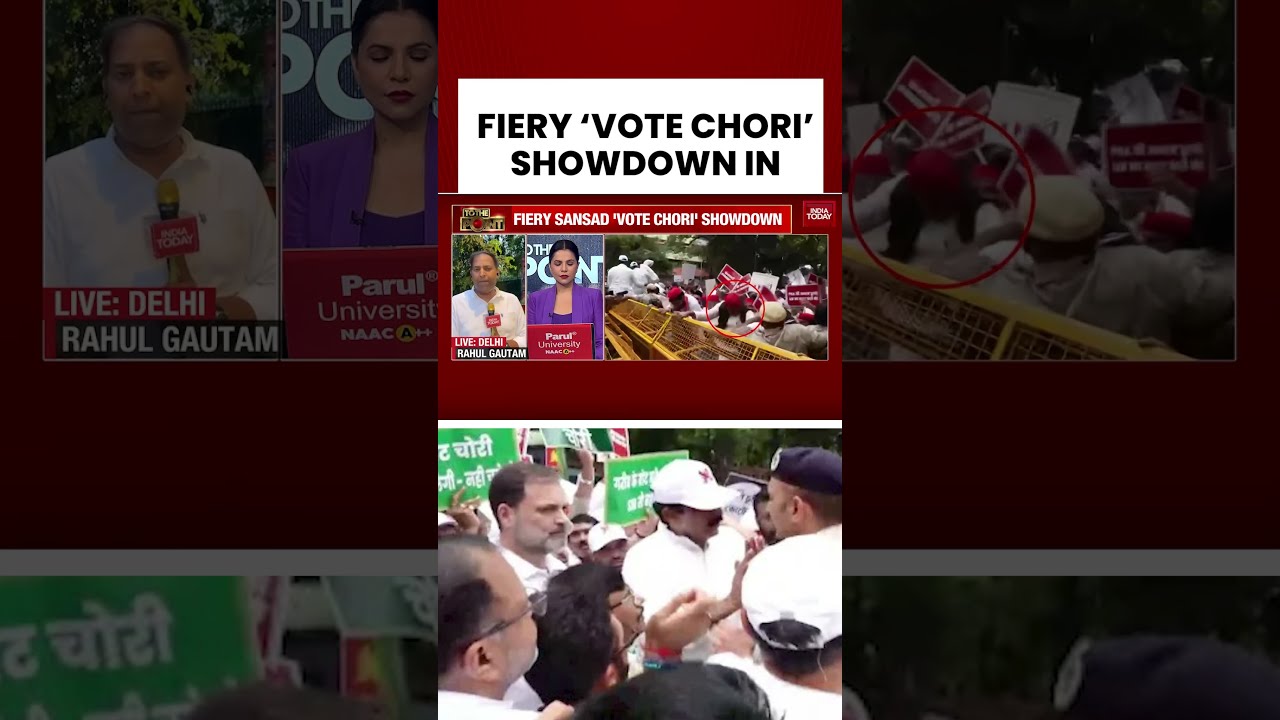 Fiery Vote Chori Showdown Rocks Parliament BJP Congress Clash Over Voter Fraud