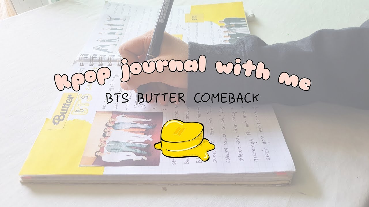 kpop journal with me BTS 'Butter' YouTube